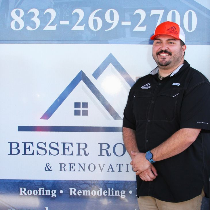 Michael Mandegar sales associate at Besser Roofing & Renovations