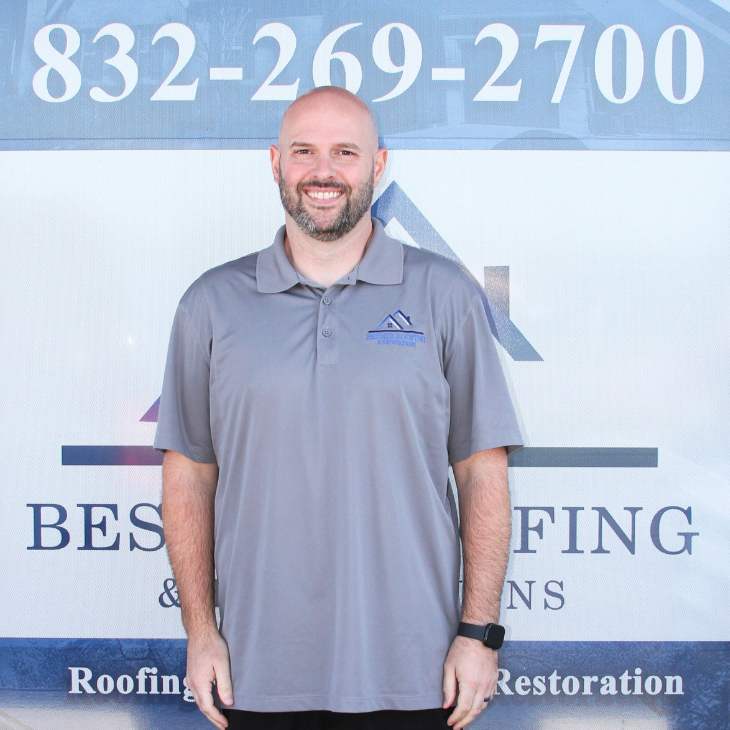 ay Adams as sales associate at Besser Roofing and Renovations